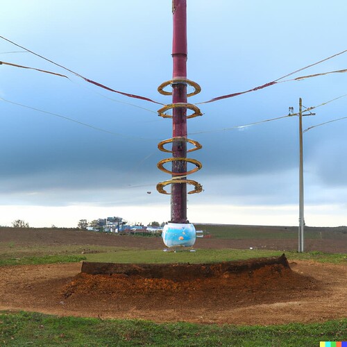 DALL·E 2023-01-21 10.12.55 - wireless transmission of power tesla coil ground to ground underground distributed internet