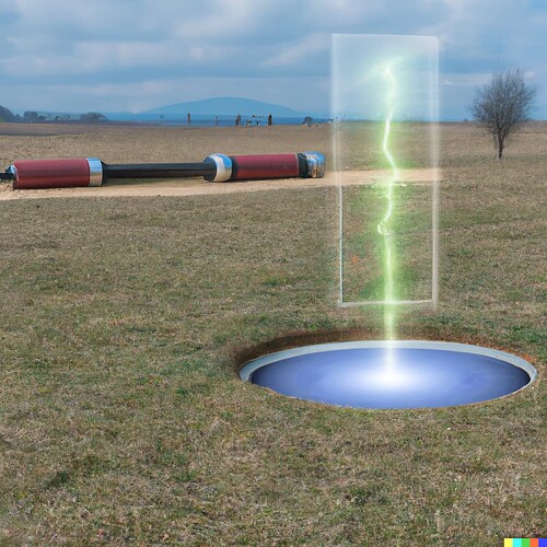 DALL·E 2023-01-21 08.47.37 - wireless transmission of power tesla coil ground to ground underground distributed internet